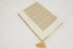 Turkish Bedspread, Twin Size Bed Cover, 6'6X4'6, Beige Tiger Eyes Pattern Fabric Decorative Cover Blanket, Dining room Turkish Bedspread, Twin Size Bed Cover, 6'6X4'6, Beige Tiger Eyes Pattern Fabric Decorative Cover Blanket, Dining room