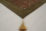 Turkish Bedspread,Twin Size Bed Cover, 6'6X4'6, Moss Green Morocco Pattern Fabric Decorative Cover,Decorative Sofa And Bed Cover Turkish Bedspread,Twin Size Bed Cover, 6'6X4'6, Moss Green Morocco Pattern Fabric Decorative Cover,Decorative Sofa And Bed Cover