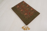 Turkish Bedspread,Twin Size Bed Cover, 6'6X4'6, Moss Green Morocco Pattern Fabric Decorative Cover,Decorative Sofa And Bed Cover Turkish Bedspread,Twin Size Bed Cover, 6'6X4'6, Moss Green Morocco Pattern Fabric Decorative Cover,Decorative Sofa And Bed Cover