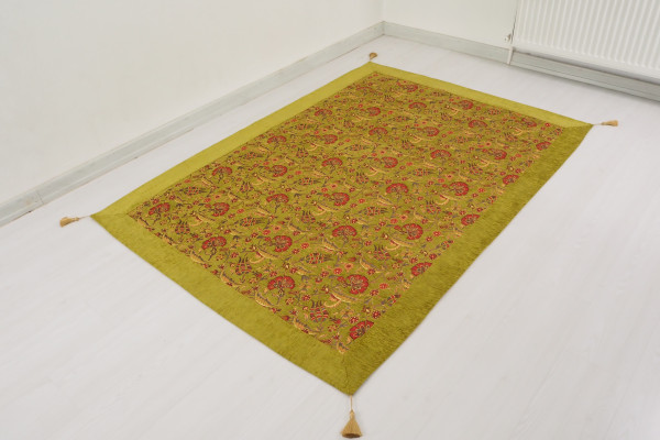 Turkish Bedspread, Twin Size Bed Cover, 6'6X4'6, Pistachio Green Caucasus Carnation Pattern Fabric Decorative Cover, Sofa Cover Turkish Bedspread, Twin Size Bed Cover, 6'6X4'6, Pistachio Green Caucasus Carnation Pattern Fabric Decorative Cover, Sofa Cover
