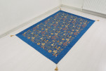 Turkish Bedspread, Twin Size Bed Cover, 6'6X4'6, Navy Blue Turkish Dream Pattern Fabric Decorative Cover, Sofa Cover,Table Cloth Turkish Bedspread, Twin Size Bed Cover, 6'6X4'6, Navy Blue Turkish Dream Pattern Fabric Decorative Cover, Sofa Cover,Table Cloth