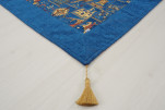 Turkish Bedspread, Twin Size Bed Cover, 6'6X4'6, Navy Blue Turkish Dream Pattern Fabric Decorative Cover, Sofa Cover,Table Cloth Turkish Bedspread, Twin Size Bed Cover, 6'6X4'6, Navy Blue Turkish Dream Pattern Fabric Decorative Cover, Sofa Cover,Table Cloth