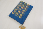 Turkish Bedspread, Twin Size Bed Cover, 6'6X4'6, Navy Blue Water Line Tulip Pattern Fabric Decorative Cover, Sofa Cover Turkish Bedspread, Twin Size Bed Cover, 6'6X4'6, Navy Blue Water Line Tulip Pattern Fabric Decorative Cover, Sofa Cover