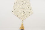Table Runner,Beige Arabian Night Pattern Turkish Chenille Table Runner,Bohemian Fabric Runner,Table Linens, Dining Table Runner Table Runner,Beige Arabian Night Pattern Turkish Chenille Table Runner,Bohemian Fabric Runner,Table Linens, Dining Table Runner