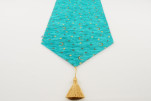 Table Runner,Turquoise Blue Arabian Night Pattern Turkish Chenille Table Runner,Bohemian Fabric,Table Linen,Dining Table Runner Table Runner,Turquoise Blue Arabian Night Pattern Turkish Chenille Table Runner,Bohemian Fabric,Table Linen,Dining Table Runner