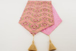Table Runner,Pale Pink Tiger Eyes Pattern Turkish Chenille Fabric Table Linens, Table Linens, Turkish Table Runner, Table Runner Table Runner,Pale Pink Tiger Eyes Pattern Turkish Chenille Fabric Table Linens, Table Linens, Turkish Table Runner, Table Runner