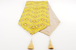 Table Runner, Pistachio Green Tiger Eyes Pattern Turkish Chenille Fabric Table Linens, Table Linens, Turkish Table Runner Dining Table Runner, Pistachio Green Tiger Eyes Pattern Turkish Chenille Fabric Table Linens, Table Linens, Turkish Table Runner Dining