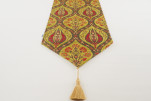 Table Runner, Pistachio Green Morocco Pattern Turkish Chenille Fabric Table Linens, Turkish Table Runner, Turkish Table Linens Table Runner, Pistachio Green Morocco Pattern Turkish Chenille Fabric Table Linens, Turkish Table Runner, Turkish Table Linens