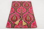 Table Runner, Mazenda Pink Morocco Pattern Turkish Chenille Fabric Table Linens, Turkish Table Runner, Table Linens, Farmhouse Table Runner, Mazenda Pink Morocco Pattern Turkish Chenille Fabric Table Linens, Turkish Table Runner, Table Linens, Farmhouse