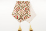Table Runner,Beige Morocco Pattern Turkish Chenille Fabric Table Linens,Turkish Table Runner, Turkish Table Linens,Dining Runner Table Runner,Beige Morocco Pattern Turkish Chenille Fabric Table Linens,Turkish Table Runner, Turkish Table Linens,Dining Runner