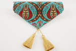 Table Runner, Turquoise Blue Morocco Pattern Turkish Chenille Fabric Table Linens, Turkish Table Runner, Turkish Table Linens Table Runner, Turquoise Blue Morocco Pattern Turkish Chenille Fabric Table Linens, Turkish Table Runner, Turkish Table Linens