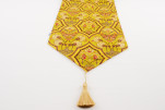 Table Runner, Pistachio Green Carnation Pattern Turkish Chenille Fabric Table Runner, Fabric Table Linens, Turkish Dining Runner Table Runner, Pistachio Green Carnation Pattern Turkish Chenille Fabric Table Runner, Fabric Table Linens, Turkish Dining Runner
