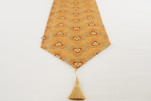 Table Runner, Antigua Orange Tiger Eyes Pattern Fabric Table Linens, Table Runner, Turkish Fabric, Fabric, Table Linens,Dining Table Runner, Antigua Orange Tiger Eyes Pattern Fabric Table Linens, Table Runner, Turkish Fabric, Fabric, Table Linens,Dining
