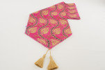 Table Runner,Mazenda Pink Water Line Tulip Pattern Turkish Chenille Fabric Table Runner,Fabric Table Linens,Turkish Table Runner Table Runner,Mazenda Pink Water Line Tulip Pattern Turkish Chenille Fabric Table Runner,Fabric Table Linens,Turkish Table Runner