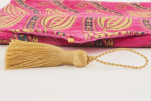 Table Runner,Mazenda Pink Water Line Tulip Pattern Turkish Chenille Fabric Table Runner,Fabric Table Linens,Turkish Table Runner Table Runner,Mazenda Pink Water Line Tulip Pattern Turkish Chenille Fabric Table Runner,Fabric Table Linens,Turkish Table Runner
