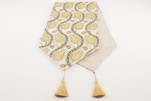 Table Runner,Beige Water Line Tulip Pattern Turkish Chenille Fabric Table Runner,Fabric Table Linen,Turkish Table Runner Table Runner,Beige Water Line Tulip Pattern Turkish Chenille Fabric Table Runner,Fabric Table Linen,Turkish Table Runner