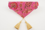 Table Runner,Mazenda Pink Caucasus Carnation Pattern Turkish Chenille Fabric Table Runner,Fabric Table Linens,Dining Runner Table Runner,Mazenda Pink Caucasus Carnation Pattern Turkish Chenille Fabric Table Runner,Fabric Table Linens,Dining Runner