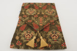 Table Runner, Moss Green Topkapi Palace Tulip Pattern Turkish Chenille Fabric Table Runner, Fabric Table Linens, Table Runner Table Runner, Moss Green Topkapi Palace Tulip Pattern Turkish Chenille Fabric Table Runner, Fabric Table Linens, Table Runner
