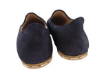 Womens Leather Shoes, Dark Navy Blue Suede Genuine Leather Women's Shoe, Womens Grounding Shoes, Loafer Shoes, Flat Summer Shoe Womens Leather Shoes, Dark Navy Blue Suede Genuine Leather Women's Shoe, Womens Grounding Shoes, Loafer Shoes, Flat Summer Shoe
