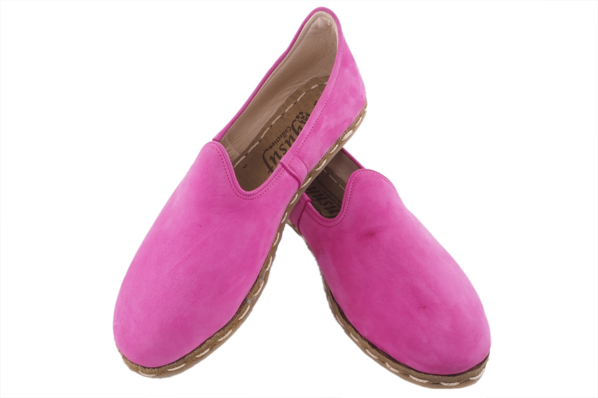 Pink Leather Shoes