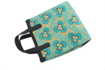 Genuine Lamb Leather Bag, Turquoise Blue Tiger Eyes Pattern Fabric Womens Bag, ID KCYC03,Lamb Leather Bag,Sheep Skin Leather Bag Genuine Lamb Leather Bag, Turquoise Blue Tiger Eyes Pattern Fabric Womens Bag, ID KCYC03,Lamb Leather Bag,Sheep Skin Leather Bag