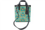 Genuine Lamb Leather Bag, Turquoise Blue Tiger Eyes Pattern Fabric Womens Bag, ID KCYC03,Lamb Leather Bag,Sheep Skin Leather Bag Genuine Lamb Leather Bag, Turquoise Blue Tiger Eyes Pattern Fabric Womens Bag, ID KCYC03,Lamb Leather Bag,Sheep Skin Leather Bag