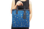 Genuine Lamb Leather Bag, Navy Blue Arabian Night Pattern Turkish Fabric Womens Bag,ID KCYC08,Leather Bag,Sheep Skin Leather Bag Genuine Lamb Leather Bag, Navy Blue Arabian Night Pattern Turkish Fabric Womens Bag,ID KCYC08,Leather Bag,Sheep Skin Leather Bag
