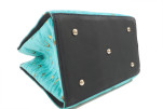 Genuine Lamb Leather Bag,Turquoise Blue Arabian Night Pattern Turkish Fabric Womens Bag,ID KCYC08,Leather Bag,Sheep Skin Leather Genuine Lamb Leather Bag,Turquoise Blue Arabian Night Pattern Turkish Fabric Womens Bag,ID KCYC08,Leather Bag,Sheep Skin Leather