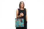 Genuine Lamb Leather Bag,Turquoise Blue Carnation Pattern Turkish Fabric Womens Bag,ID KCYC10,Leather Bag,Sheep Skin Leather Bag Genuine Lamb Leather Bag,Turquoise Blue Carnation Pattern Turkish Fabric Womens Bag,ID KCYC10,Leather Bag,Sheep Skin Leather Bag