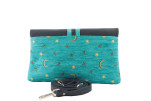 Leather Crossbody Bag,Leather Clutch Bag,ID KCYC40,Turquise Blue Arabian Night Pattern Turkish Fabric Women Bag,Lamb Leather Bag Leather Crossbody Bag,Leather Clutch Bag,ID KCYC40,Turquise Blue Arabian Night Pattern Turkish Fabric Women Bag,Lamb Leather Bag