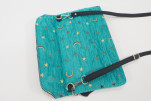 Leather Crossbody Bag,Leather Clutch Bag,ID KCYC40,Turquise Blue Arabian Night Pattern Turkish Fabric Women Bag,Lamb Leather Bag Leather Crossbody Bag,Leather Clutch Bag,ID KCYC40,Turquise Blue Arabian Night Pattern Turkish Fabric Women Bag,Lamb Leather Bag