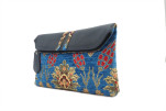 Leather Crossbody Bag,Leather Clutch Bag,ID KCYC44, Navy Blue Topkapi Palace Tulip Pattern Turkish Fabric Womens Bag,Leather Bag Leather Crossbody Bag,Leather Clutch Bag,ID KCYC44, Navy Blue Topkapi Palace Tulip Pattern Turkish Fabric Womens Bag,Leather Bag