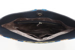 Leather Crossbody Bag,Leather Clutch Bag,ID KCYC44, Navy Blue Topkapi Palace Tulip Pattern Turkish Fabric Womens Bag,Leather Bag Leather Crossbody Bag,Leather Clutch Bag,ID KCYC44, Navy Blue Topkapi Palace Tulip Pattern Turkish Fabric Womens Bag,Leather Bag