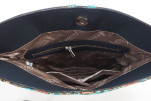 Leather Crossbody Bag, Leather Clutch Bag, ID KCYC45,Turquoise Blue Morocco Pattern Turkish Fabric Womens Bag,Genuine Sheep Skin Leather Crossbody Bag, Leather Clutch Bag, ID KCYC45,Turquoise Blue Morocco Pattern Turkish Fabric Womens Bag,Genuine Sheep Skin