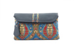 Leather Crossbody Bag, Leather Clutch Bag, ID KCYC46, Navy Blue Morocco Pattern Turkish Fabric Womens Bag,Genuine Sheep Skin Bag Leather Crossbody Bag, Leather Clutch Bag, ID KCYC46, Navy Blue Morocco Pattern Turkish Fabric Womens Bag,Genuine Sheep Skin Bag