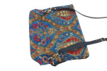 Leather Crossbody Bag, Leather Clutch Bag, ID KCYC46, Navy Blue Morocco Pattern Turkish Fabric Womens Bag,Genuine Sheep Skin Bag Leather Crossbody Bag, Leather Clutch Bag, ID KCYC46, Navy Blue Morocco Pattern Turkish Fabric Womens Bag,Genuine Sheep Skin Bag