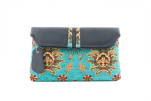 Leather Crossbody Bag,Leather Clutch Bag,ID KCYC49,Turquoise Blue Topkapi Palace Tulip Pattern Fabric Women Bag,Lamb Leather Bag Leather Crossbody Bag,Leather Clutch Bag,ID KCYC49,Turquoise Blue Topkapi Palace Tulip Pattern Fabric Women Bag,Lamb Leather Bag