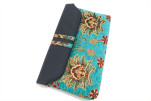 Leather Crossbody Bag,Leather Clutch Bag,ID KCYC49,Turquoise Blue Topkapi Palace Tulip Pattern Fabric Women Bag,Lamb Leather Bag Leather Crossbody Bag,Leather Clutch Bag,ID KCYC49,Turquoise Blue Topkapi Palace Tulip Pattern Fabric Women Bag,Lamb Leather Bag