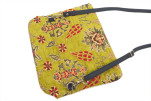 Leather Crossbody Bag, Leather Clutch Bag, ID KCYC52,Pistachio Green Carnation Pattern Fabric Women Bag,Genuine Lamb Leather Bag Leather Crossbody Bag, Leather Clutch Bag, ID KCYC52,Pistachio Green Carnation Pattern Fabric Women Bag,Genuine Lamb Leather Bag