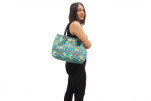 Fabric Woman Hand Bag,Turquoise Blue Carnation Pattern Turkish Fabric Bag, ID KCYC64,Lamb Leather Bag,Genuine Sheep Skin Leather Fabric Woman Hand Bag,Turquoise Blue Carnation Pattern Turkish Fabric Bag, ID KCYC64,Lamb Leather Bag,Genuine Sheep Skin Leather
