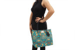 Fabric Woman Hand Bag,Turquoise Blue Carnation Pattern Turkish Fabric Bag, ID KCYC64,Lamb Leather Bag,Genuine Sheep Skin Leather Fabric Woman Hand Bag,Turquoise Blue Carnation Pattern Turkish Fabric Bag, ID KCYC64,Lamb Leather Bag,Genuine Sheep Skin Leather