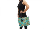 Fabric Woman Hand Bag, Turquoise Blue Tiger Eyes Turkish Fabric Bag, ID KCYC66, Lamb Leather Bag, Genuine Sheep Skin Leather Bag Fabric Woman Hand Bag, Turquoise Blue Tiger Eyes Turkish Fabric Bag, ID KCYC66, Lamb Leather Bag, Genuine Sheep Skin Leather Bag
