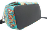 Fabric Woman Hand Bag, Turquoise Blue Carnation Pattern Turkish Fabric Bag ,ID KCYC20, Fabric Woman Bag, Genuine Sheep Skin Bag Fabric Woman Hand Bag, Turquoise Blue Carnation Pattern Turkish Fabric Bag ,ID KCYC20, Fabric Woman Bag, Genuine Sheep Skin Bag