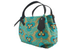Fabric Woman Hand Bag, Turquoise Blue Tiger Eyes Pattern Turkish Fabric Bag, ID KCYC22, Woman Bag,Genuine Sheep Skin Leather Bag Fabric Woman Hand Bag, Turquoise Blue Tiger Eyes Pattern Turkish Fabric Bag, ID KCYC22, Woman Bag,Genuine Sheep Skin Leather Bag