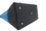 Fabric Woman Hand Bag, Navy Blue Arabian Night Pattern Turkish Fabric Bag, ID KCYC82, Lamb Leather Bag, Genuine Sheep Skin Bag Fabric Woman Hand Bag, Navy Blue Arabian Night Pattern Turkish Fabric Bag, ID KCYC82, Lamb Leather Bag, Genuine Sheep Skin Bag