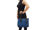 Fabric Woman Hand Bag, Navy Blue Arabian Night Pattern Turkish Fabric Bag, ID KCYC82, Lamb Leather Bag, Genuine Sheep Skin Bag Fabric Woman Hand Bag, Navy Blue Arabian Night Pattern Turkish Fabric Bag, ID KCYC82, Lamb Leather Bag, Genuine Sheep Skin Bag