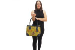 Fabric Woman Hand Bag, Pistachio Green Topkapi Palace Tulip Pattern Fabric Bag, ID KCYC85, Lamb Leather Bag, Genuine Leather Bag Fabric Woman Hand Bag, Pistachio Green Topkapi Palace Tulip Pattern Fabric Bag, ID KCYC85, Lamb Leather Bag, Genuine Leather Bag