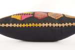 Decorative Turkish Kilim Pillow, ID 410, Kilim Pillow 18x18, Accent Kilim Pillow, Kilim Pillow Lumbar, Throw Pillow,Kilim Pillow