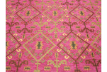 Upholstery Fabric, Kilim Design Fabric, Turkish Mazenda Pink Kilim Pattern Fabric, Turkish Fabric By the Yards, Bohemian Fabric Upholstery Fabric, Kilim Design Fabric, Turkish Mazenda Pink Kilim Pattern Fabric, Turkish Fabric By the Yards, Bohemian Fabric