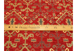 Upholstery Fabric, Kilim Design Fabric, Turkish Red Kilim Pattern Fabric, Turkish Fabric By the Yards, Bohemian Jacquard Fabric Upholstery Fabric, Kilim Design Fabric, Turkish Red Kilim Pattern Fabric, Turkish Fabric By the Yards, Bohemian Jacquard Fabric